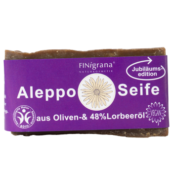 *Jubiläums-Edition* Olivenseife mit 48% Lorbeeröl  · 165g