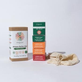 Aleppo Gästeseifen Set "Traditionell" 5 x 25g