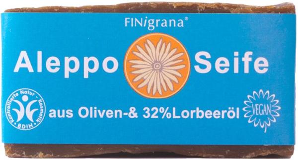 Olivenseife mit 32% Lorbeeröl  · 165g