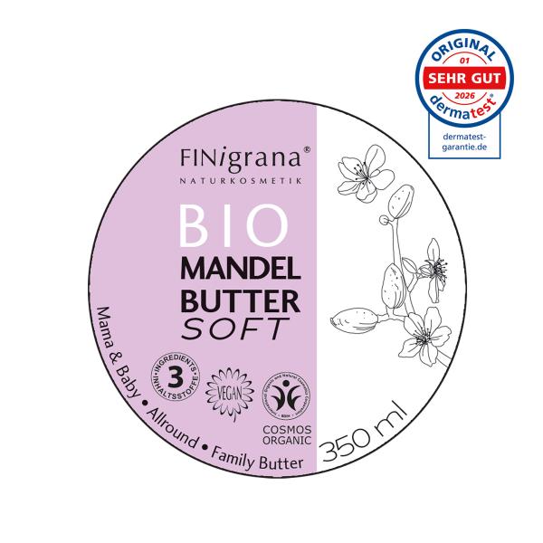 Bio-Mandelbutter soft · 350ml