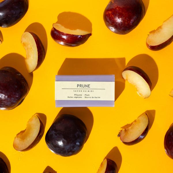 Karité-Seife Prune / Pflaume · 100g
